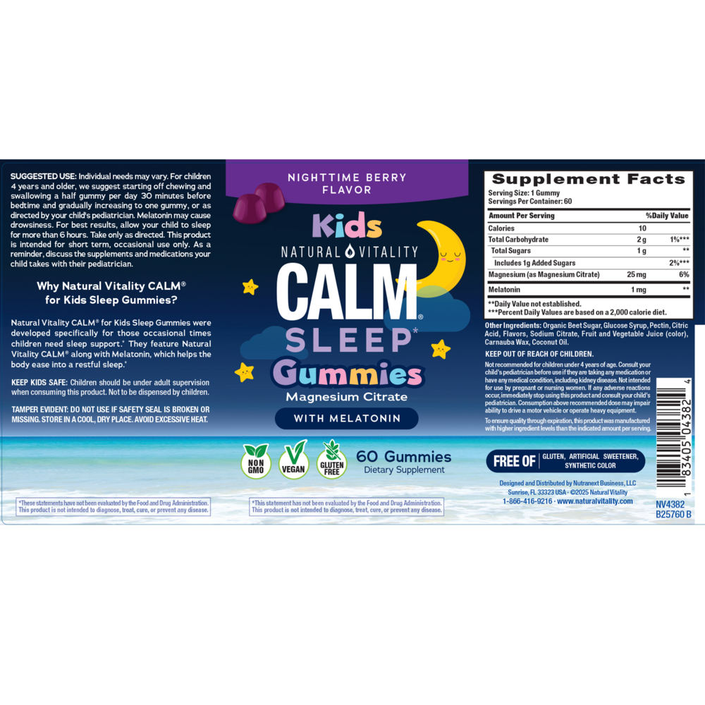 Kids Calm Sleep Gummies