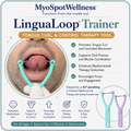 LinguaLoop Trainer™ (Adult) | Tongue Curl & Control Therapy Tool