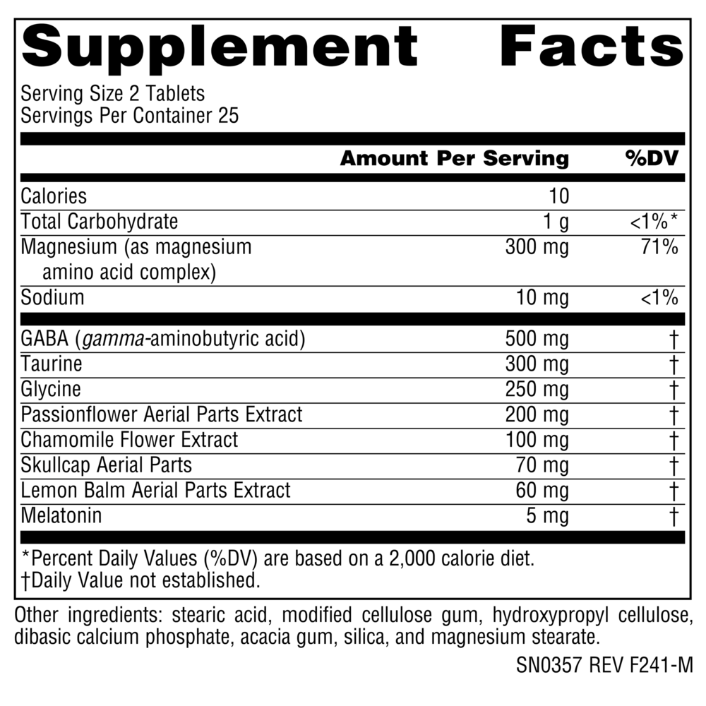 NightRest™ with Melatonin Multi-Nutrient & Herb Complex