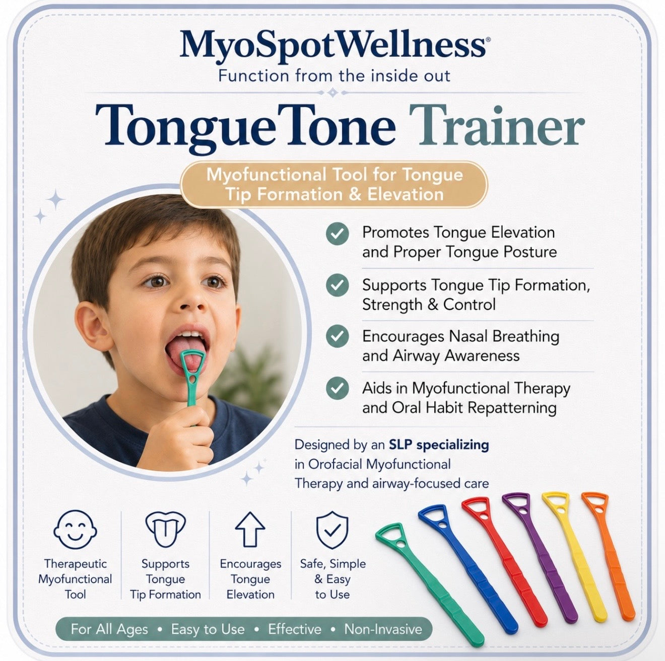 TongueTone Trainer™ | Tongue Strengthening & Elevation Tool