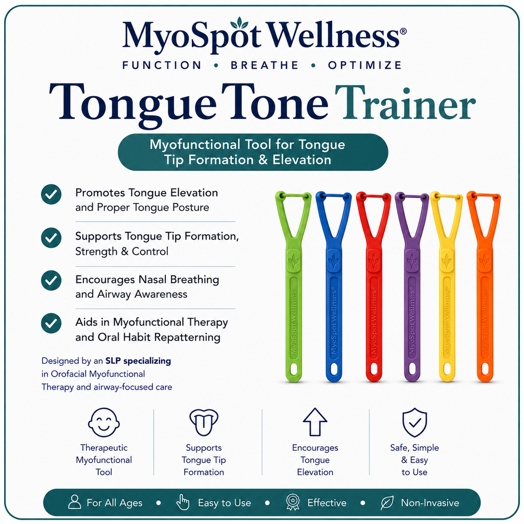 TongueTone Trainer™ | Tongue Strengthening & Elevation Tool (all ages)